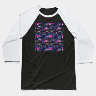 abstract flowers Baseball T-Shirt